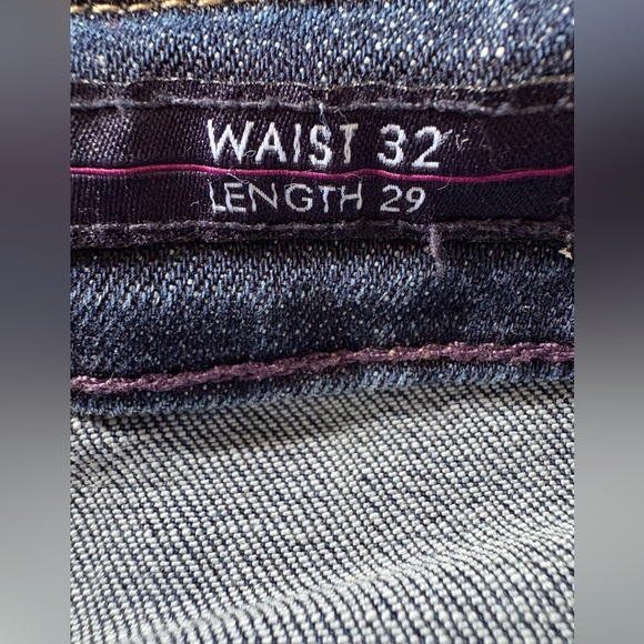 Vigoss Dark Blue Distressed Skinny Jeans - Picture 5 of 7